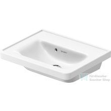   Duravit D-NEO 500x400 mm-es bútorral aláépíthető kézmosó csaplyuk nélkül, fehér 0742500060