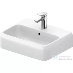   Duravit QATEGO 45x35 cm-es fali mosdó 1 csaplyukkal, fehér 0746450000