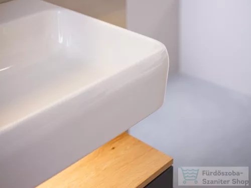 Duravit QATEGO 45x35 cm-es fali mosdó csaplyuk nélkül, HygieneGlaze felülettel, fehér 0746452060