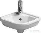 Duravit STARCK 3 43 cm-es sarok kézmosó Wondergliss bevonattal,07524400001