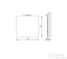 TBoss Floating Mirror Easy 75 tükör led világítással 07600