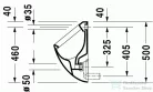 Duravit Fizz hátsós, leszívórendszerű vizelde, matrica nélkül 0823360000 ( 082336 )
