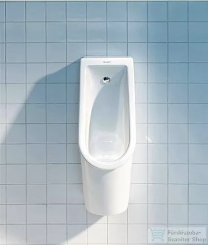 Duravit Starck 3 hátsó vízbekötésű piszoár légymatricával 0827250007 ( 082725 )