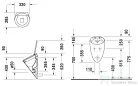 Duravit Starck1 piszoár (piszoártető szerelési lehetőség) 0835320000  ( 083532 )