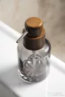 Sapho FIGO szappanadagoló, 300ml, füstüveg/fa (08387)