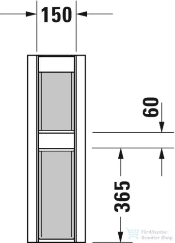 Duravit Happy D.2 mosdóláb 0858270000 ( 085827 )