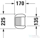 Duravit Happy D.2 mosdóláb 0858270000 ( 085827 )