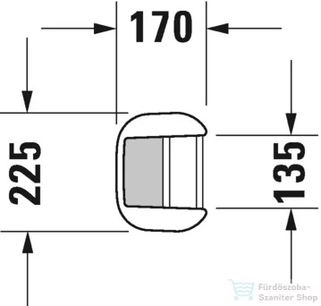 Duravit Happy D.2 mosdóláb 0858270000 ( 085827 )