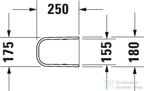 Duravit Happy D.2 szifontakaró 0858320000 ( 085832 )