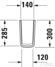 Duravit ME by Starck szifontakaró 0858400000 ( 085840 )