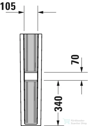 Duravit D-NEO mosdóláb,fehér 0858420000