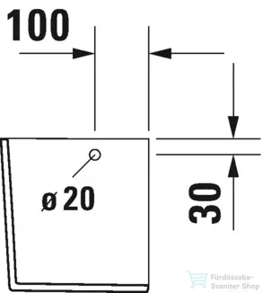 Duravit D-NEO szifontakaró rögzítés nélkül ,fehér 0858430000