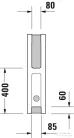 Duravit Starck 3 mosdóláb 0865160000 ( 086516 )