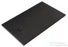 Kludi TERRA 70x120 cm-es RAKSOLID zuhanytálca szifon nélkül, matt fekete 08DW0239