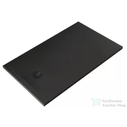   Kludi TERRA 70x120 cm-es RAKSOLID zuhanytálca szifon nélkül, matt fekete 08DW0239