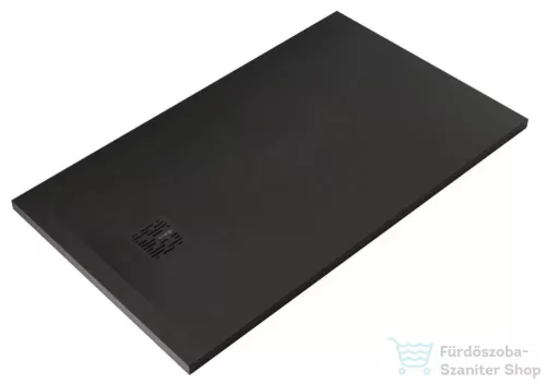 Kludi TERRA 70x120 cm-es RAKSOLID zuhanytálca szifon nélkül, matt fekete 08DW0239