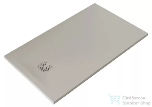 Kludi TERRA 70x120 cm-es RAKSOLID zuhanytálca szifon nélkül, matt világosszürke 08DW02O2