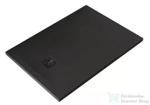 Kludi TERRA 70x100 cm-es RAKSOLID zuhanytálca szifon nélkül, matt fekete 08DW0339