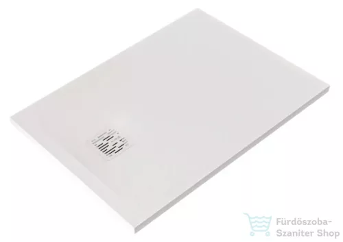 Kludi TERRA 70x100 cm-es RAKSOLID zuhanytálca szifon nélkül, matt fehér 08DW0353