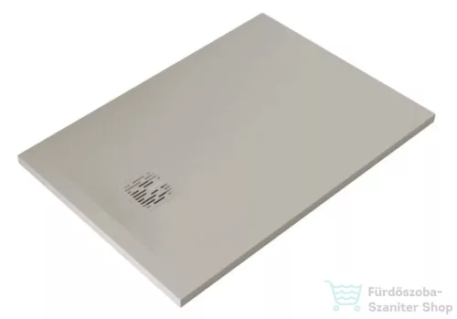 Kludi TERRA 70x100 cm-es RAKSOLID zuhanytálca szifon nélkül, matt világosszürke 08DW03O2