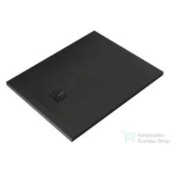   Kludi TERRA 70x90 cm-es RAKSOLID zuhanytálca szifon nélkül, matt fekete 08DW0439