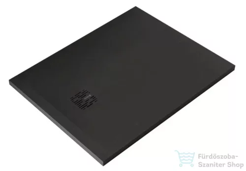 Kludi TERRA 70x90 cm-es RAKSOLID zuhanytálca szifon nélkül, matt fekete 08DW0439