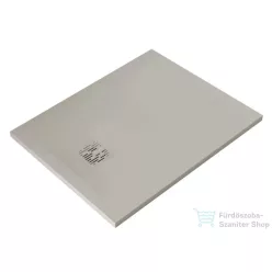   Kludi TERRA 70x90 cm-es RAKSOLID zuhanytálca szifon nélkül, matt világosszürke 08DW04O2