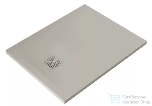 Kludi TERRA 70x90 cm-es RAKSOLID zuhanytálca szifon nélkül, matt világosszürke 08DW04O2