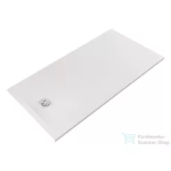   Kludi TERRA 160x80 cm-es RAKSOLID zuhanytálca szifon nélkül, matt fehér 08DW0553
