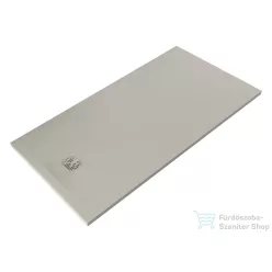   Kludi TERRA 160x80 cm-es RAKSOLID zuhanytálca szifon nélkül, matt világosszürke 08DW05O2