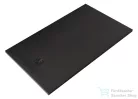Kludi TERRA 140x80 cm-es RAKSOLID zuhanytálca szifon nélkül, matt fekete 08DW0639