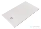 Kludi TERRA 140x80 cm-es RAKSOLID zuhanytálca szifon nélkül, matt fehér 08DW0653