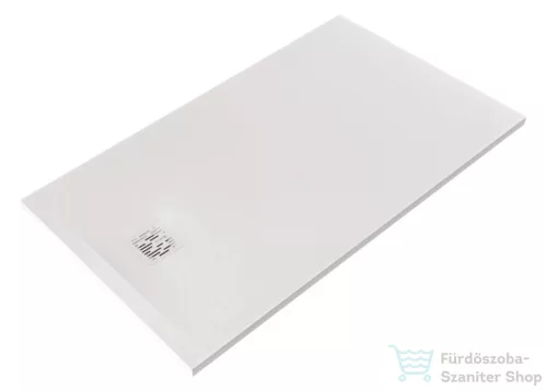 Kludi TERRA 140x80 cm-es RAKSOLID zuhanytálca szifon nélkül, matt fehér 08DW0653
