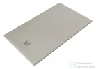 Kludi TERRA 140x80 cm-es RAKSOLID zuhanytálca szifon nélkül, matt világosszürke 08DW06O2
