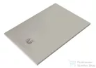 Kludi TERRA 120x80 cm-es RAKSOLID zuhanytálca szifon nélkül, matt világosszürke 08DW07O2
