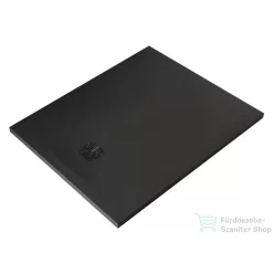   Kludi TERRA 100x80 cm-es RAKSOLID zuhanytálca szifon nélkül, matt fekete 08DW0839