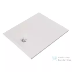  Kludi TERRA 100x80 cm-es RAKSOLID zuhanytálca szifon nélkül, matt fehér 08DW0853