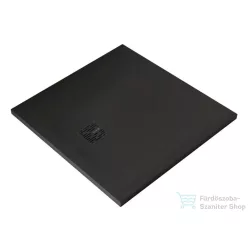   Kludi TERRA 80x80 cm-es RAKSOLID zuhanytálca szifon nélkül, matt fekete 08DW0939