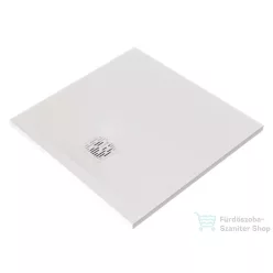   Kludi TERRA 80x80 cm-es RAKSOLID zuhanytálca szifon nélkül, matt fehér 08DW0953