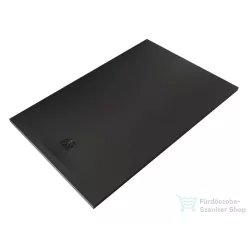   Kludi TERRA 100x160 cm-es RAKSOLID zuhanytálca szifon nélkül, matt fekete 08DW1539