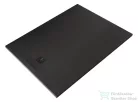 Kludi TERRA 100x140 cm-es RAKSOLID zuhanytálca szifon nélkül, matt fekete 08DW1639