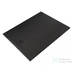   Kludi TERRA 100x140 cm-es RAKSOLID zuhanytálca szifon nélkül, matt fekete 08DW1639