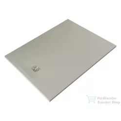   Kludi TERRA 100x140 cm-es RAKSOLID zuhanytálca szifon nélkül, matt világosszürke 08DW16O2