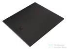 Kludi TERRA 100x120 cm-es RAKSOLID zuhanytálca szifon nélkül, matt fekete 08DW1739