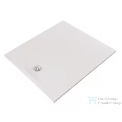   Kludi TERRA 100x120 cm-es RAKSOLID zuhanytálca szifon nélkül, matt fehér 08DW1753
