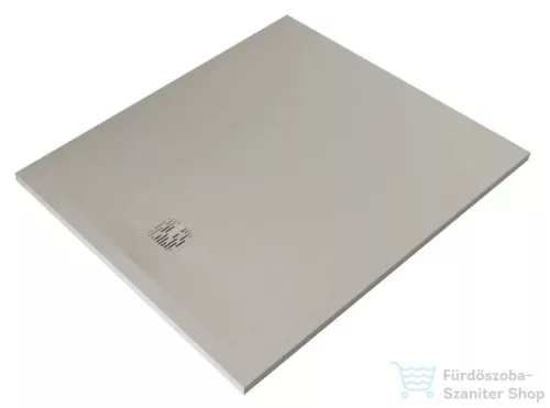 Kludi TERRA 100x120 cm-es RAKSOLID zuhanytálca szifon nélkül, matt világosszürke 08DW17O2