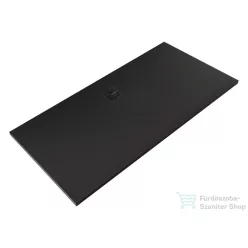   Kludi TERRA 170x80 cm-es RAKSOLID zuhanytálca szifon nélkül, matt fekete 08DW2039