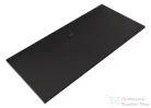 Kludi TERRA 180x80 cm-es RAKSOLID zuhanytálca szifon nélkül, matt fekete 08DW2139
