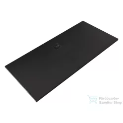   Kludi TERRA 180x80 cm-es RAKSOLID zuhanytálca szifon nélkül, matt fekete 08DW2139