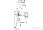 Hansa Hansatwist XL mosdó csaptelep automata leeresztővel,króm 09012283